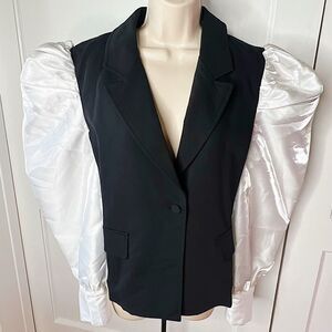 PMP Night Out On The Town Blazer Black/White Nwt Size Medium